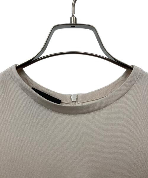 AKRIS（アクリス）AKRIS (アクリス) シルクドレープチュニックドレス ベージュ サイズ:36　の古着・服飾アイテム
