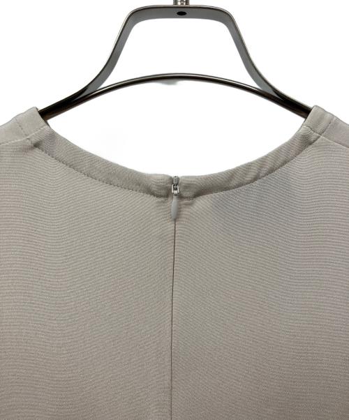 AKRIS（アクリス）AKRIS (アクリス) シルクドレープチュニックドレス ベージュ サイズ:36　の古着・服飾アイテム