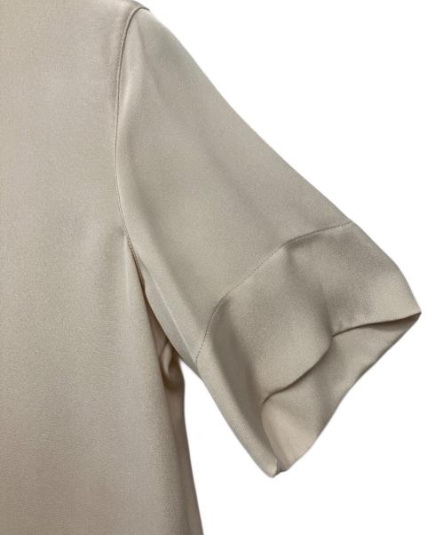 AKRIS（アクリス）AKRIS (アクリス) シルクドレープチュニックドレス ベージュ サイズ:36　の古着・服飾アイテム
