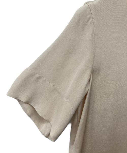 AKRIS（アクリス）AKRIS (アクリス) シルクドレープチュニックドレス ベージュ サイズ:36　の古着・服飾アイテム