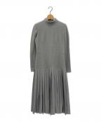 AKRISアクリス）の古着「プリーツワンピース」｜グレー