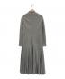 AKRIS (アクリス) プリーツワンピース グレー サイズ:IT40：17000円