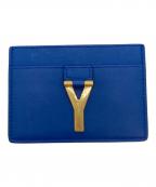 Saint Laurent Parisサンローランパリ）の古着「カードケース」｜ブルー