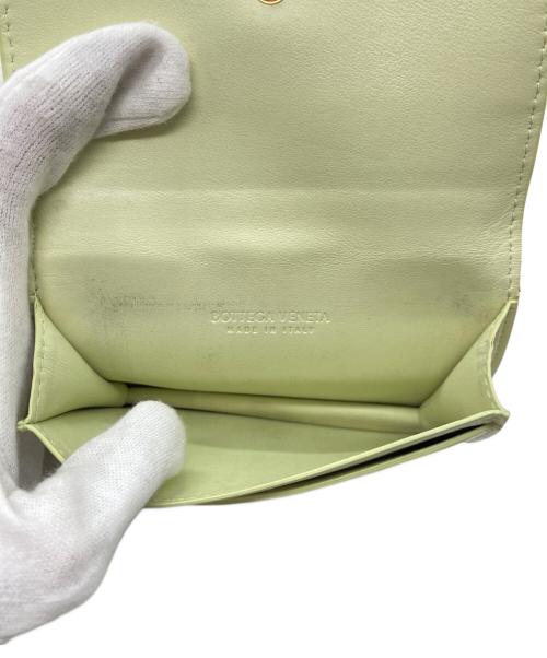 BOTTEGA VENETA（ボッテガベネタ）BOTTEGA VENETA (ボッテガベネタ) カードケース 黄緑の古着・服飾アイテム