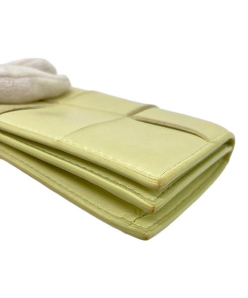 BOTTEGA VENETA（ボッテガベネタ）BOTTEGA VENETA (ボッテガベネタ) カードケース 黄緑の古着・服飾アイテム