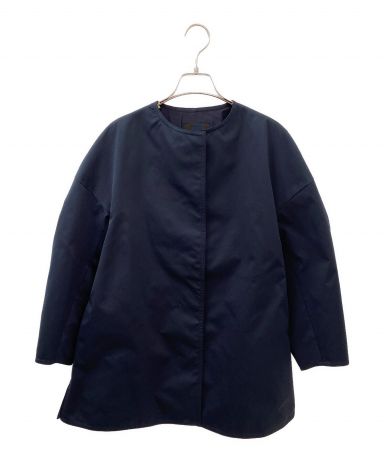 中古・古着通販】DRAWER (ドゥロワー) グログランノーカラーコート