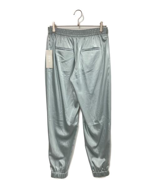 icB（アイシービー）icB (アイシービー) グロスサテンドロストパンツ ブルー サイズ:6の古着・服飾アイテム