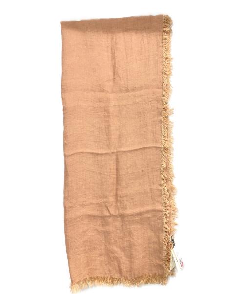 ASAUCE MELER（アソースメレ）ASAUCE MELER (アソースメレ) リネンストール ベージュ 未使用品の古着・服飾アイテム