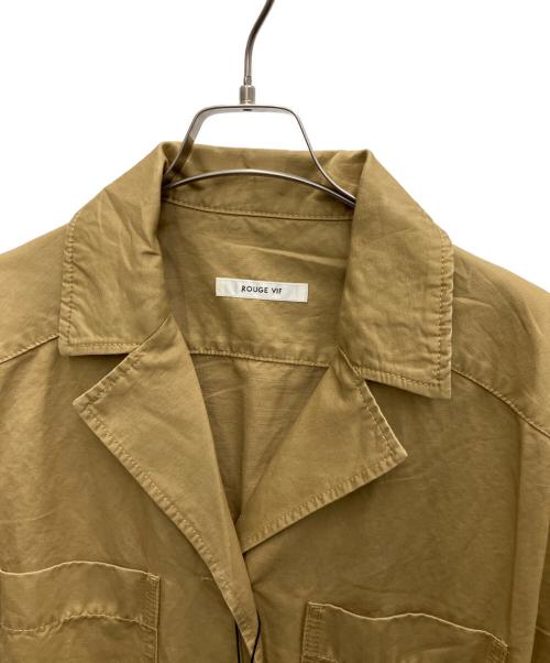Rouge vif（ルージュヴィフ）Rouge vif (ルージュヴィフ) オールインワン ベージュ サイズ:SIZE 38 未使用品の古着・服飾アイテム