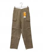 nano・universeナノ・ユニバース）の古着「シルクネップリネンカーゴパンツ」｜ベージュ