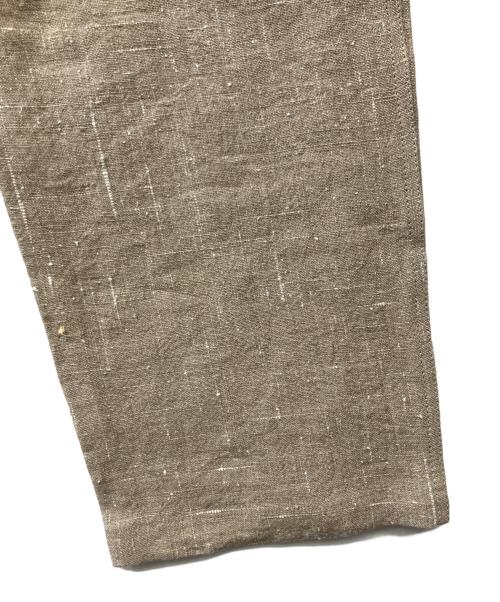 nano・universe（ナノ・ユニバース）nano・universe (ナノ・ユニバース) シルクネップリネンカーゴパンツ ベージュ サイズ:3の古着・服飾アイテム