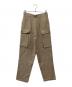 nano・universe (ナノ・ユニバース) シルクネップリネンカーゴパンツ ベージュ サイズ:3：5000円