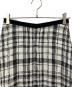 中古・古着 l’heritage martinique (レリタージュ マルティニーク) モノトーンチェックツィードスカート ブラック サイズ:2：6000円