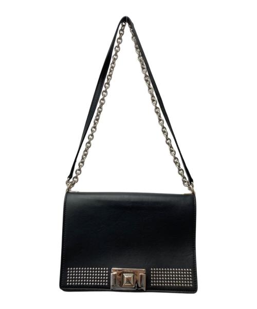 FURLA（フルラ）FURLA (フルラ) チェーンショルダーバッグ　F7791　 ブラックの古着・服飾アイテム