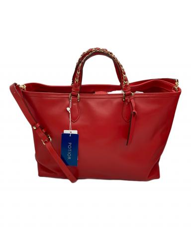 中古・古着通販】PotioR (ポティオール) 2WAYバッグ レッド｜ブランド