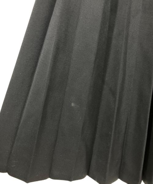 CELINE（セリーヌ）CELINE (セリーヌ) ウールプリーツスカート ブラック サイズ:36の古着・服飾アイテム