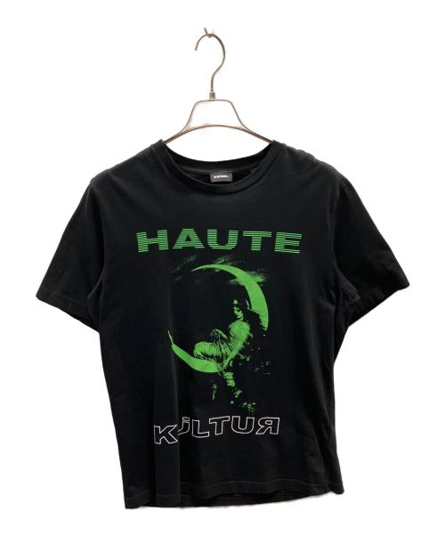 DIESEL（ディーゼル）DIESEL (ディーゼル) プリントTシャツ ブラック サイズ:Мの古着・服飾アイテム