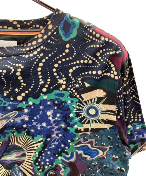 PAUL SMITH（ポールスミス）PAUL SMITH (ポールスミス) プリントTシャツ ネイビー サイズ:Ｌの古着・服飾アイテム