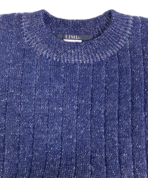 LIMI feu（リミフゥ）LIMI feu (リミフゥ) Mo/W/Ny Plaiting Knit Stole Vest LX-L03-184 ネイビー サイズ:サイズ表記なしの古着・服飾アイテム