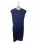 LIMI feu (リミフゥ) Mo/W/Ny Plaiting Knit Stole Vest LX-L03-184 ネイビー サイズ:サイズ表記なし：5000円
