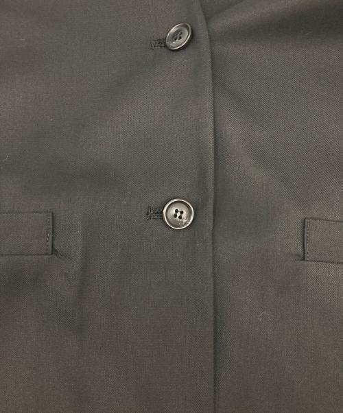 mizuiro-ind（ミズイロインド）mizuiro-ind (ミズイロインド) deep V neck wide vest ブラック サイズ:Freeの古着・服飾アイテム