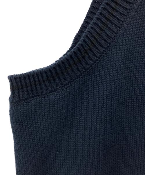 Y's（ワイズ）Y's (ワイズ) バックオープンキャミソールニット ネイビー サイズ:Fの古着・服飾アイテム