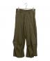 Y's（ワイズ）の古着「WIDE LEG PLEATED PANTS」｜オリーブ
