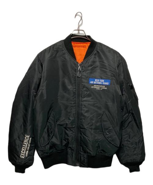 AVIREX（アヴィレックス）AVIREX (アヴィレックス) ピンナップガール MA-1ジャケット ブラック サイズ:2XLの古着・服飾アイテム