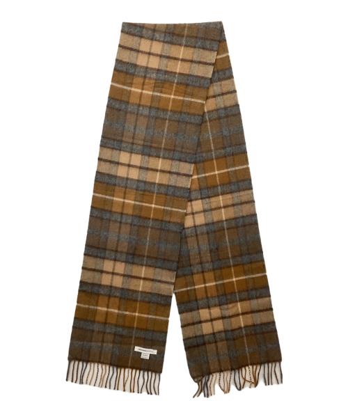 JOHNSTONS（ジョンストンズ）JOHNSTONS (ジョンストンズ) カシミヤマフラー ブラウンの古着・服飾アイテム