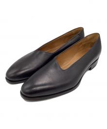 Studio-hidden（スタジオヒドゥン）の古着「ジャーマンボックスカーフローファー」｜ブラック