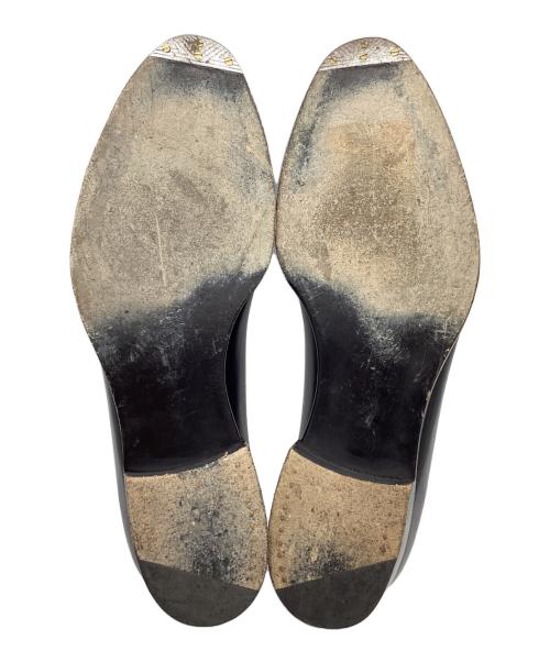 Studio-hidden（スタジオヒドゥン）Studio-hidden (スタジオヒドゥン) ジャーマンボックスカーフローファー ブラック サイズ:25の古着・服飾アイテム