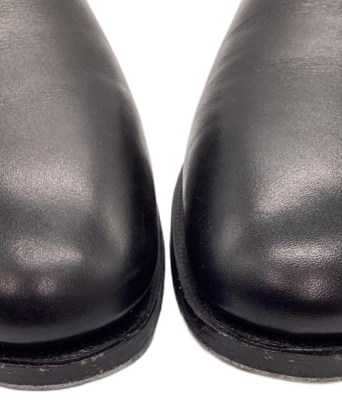 Studio-hidden（スタジオヒドゥン）Studio-hidden (スタジオヒドゥン) ジャーマンボックスカーフローファー ブラック サイズ:25の古着・服飾アイテム