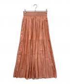 MAISON HAUSSMANNメゾンオスマン）の古着「ギャザーマキシスカート」｜ピンク