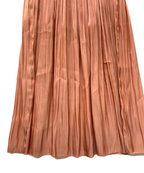 MAISON HAUSSMANN（メゾンオスマン）MAISON HAUSSMANN (メゾンオスマン) ギャザーマキシスカート ピンク サイズ:36の古着・服飾アイテム