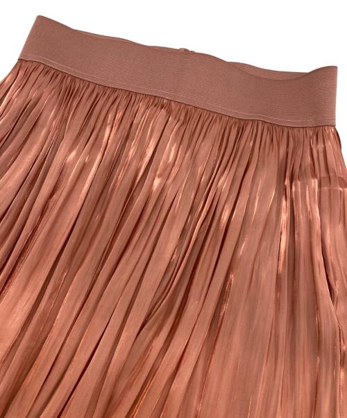 MAISON HAUSSMANN（メゾンオスマン）MAISON HAUSSMANN (メゾンオスマン) ギャザーマキシスカート ピンク サイズ:36の古着・服飾アイテム