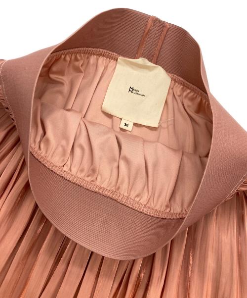 MAISON HAUSSMANN（メゾンオスマン）MAISON HAUSSMANN (メゾンオスマン) ギャザーマキシスカート ピンク サイズ:36の古着・服飾アイテム