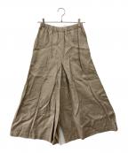 JOURNAL STANDARDジャーナルスタンダード）の古着「リネンタックキュロット」｜ベージュ