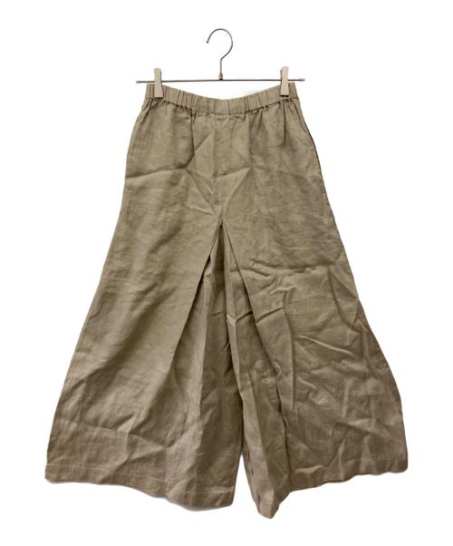 JOURNAL STANDARD（ジャーナルスタンダード）JOURNAL STANDARD (ジャーナルスタンダード) リネンタックキュロット ベージュ サイズ:34の古着・服飾アイテム