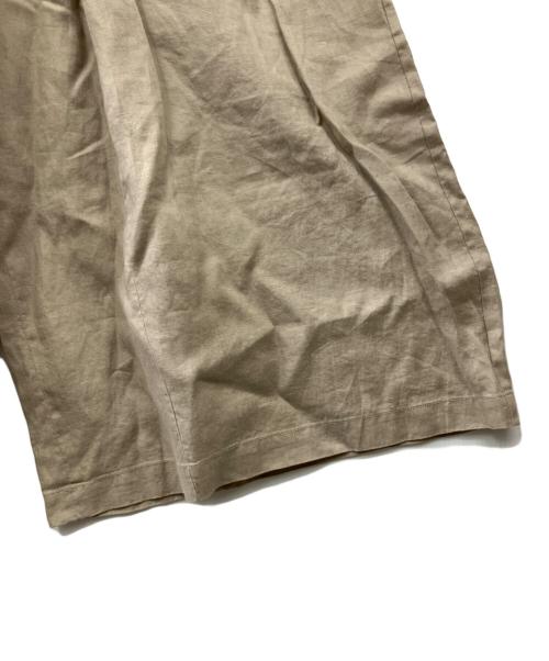JOURNAL STANDARD（ジャーナルスタンダード）JOURNAL STANDARD (ジャーナルスタンダード) リネンタックキュロット ベージュ サイズ:34の古着・服飾アイテム