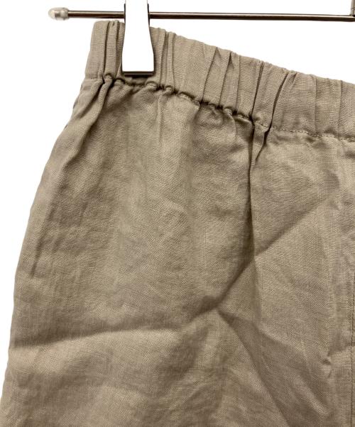 JOURNAL STANDARD（ジャーナルスタンダード）JOURNAL STANDARD (ジャーナルスタンダード) リネンタックキュロット ベージュ サイズ:34の古着・服飾アイテム