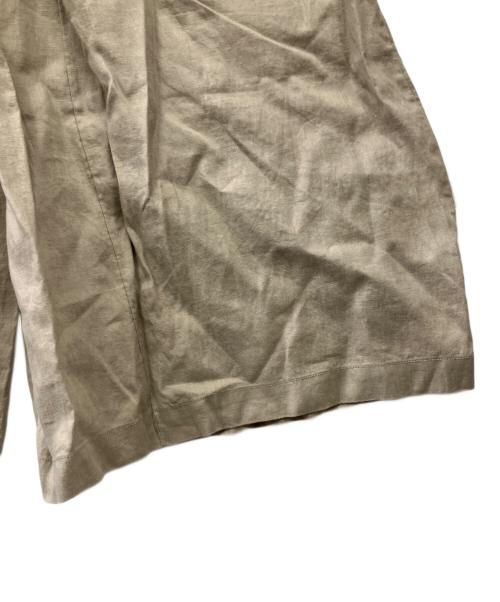 JOURNAL STANDARD（ジャーナルスタンダード）JOURNAL STANDARD (ジャーナルスタンダード) リネンタックキュロット ベージュ サイズ:34の古着・服飾アイテム