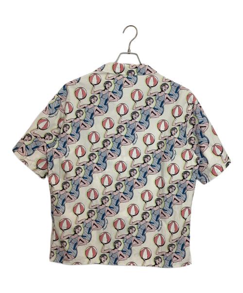 maison kitsune（メゾンキツネ）maison kitsune (メゾンキツネ) アロハシャツ アイボリー サイズ:Sの古着・服飾アイテム