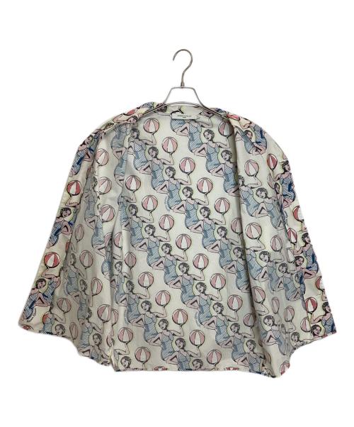 maison kitsune（メゾンキツネ）maison kitsune (メゾンキツネ) アロハシャツ アイボリー サイズ:Sの古着・服飾アイテム