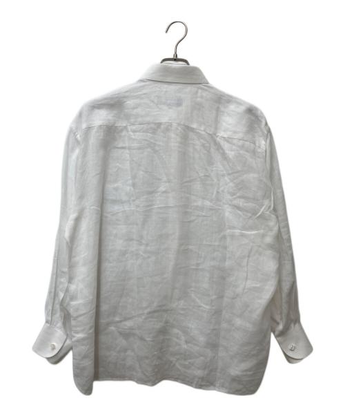GIORGIO ARMANI（ジョルジョアルマーニ）GIORGIO ARMANI (ジョルジョアルマーニ) リネンシャツ ホワイト サイズ:43の古着・服飾アイテム