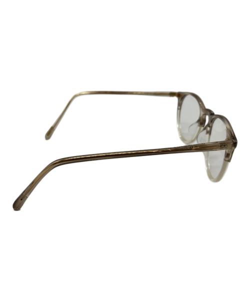 OLIVER PEOPLES（オリバーピープルズ）OLIVER PEOPLES (オリバーピープルズ) 伊達眼鏡 ベージュ サイズ:45□22　145の古着・服飾アイテム