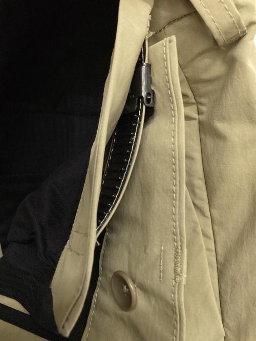 meanswhile（ミーンズワイル）meanswhile (ミーンズワイル) Side Zip Paper Touch Slacks ベージュ サイズ:03の古着・服飾アイテム