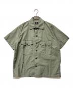 Needlesニードルズ）の古着「24SS S/S Fatigue Shirt」｜オリーブ