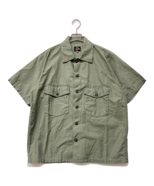 Needles（ニードルズ）Needles (ニードルズ) 24SS S/S Fatigue Shirt オリーブ サイズ:Sの古着・服飾アイテム