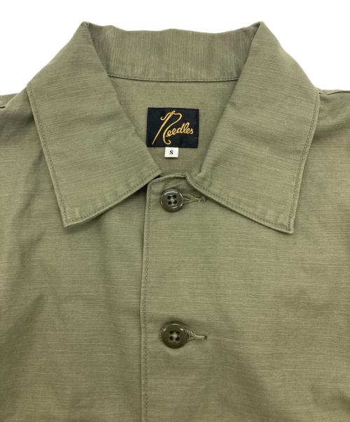 Needles（ニードルズ）Needles (ニードルズ) 24SS S/S Fatigue Shirt オリーブ サイズ:Sの古着・服飾アイテム