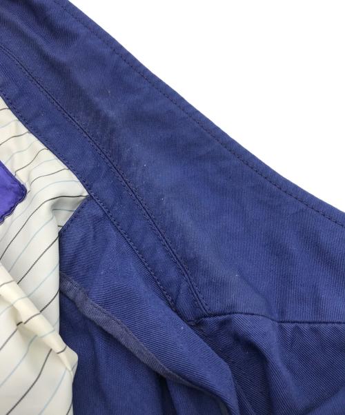 COMME des GARCONS JUNYA WATANABE MAN（コム デ ギャルソン ジュンヤ ワタナベ マン）COMME des GARCONS JUNYA WATANABE MAN (コム デ ギャルソン ジュンヤ ワタナベ マン) ナイロンツイルテーラードジャケット ブルー サイズ:Ｌの古着・服飾アイテム